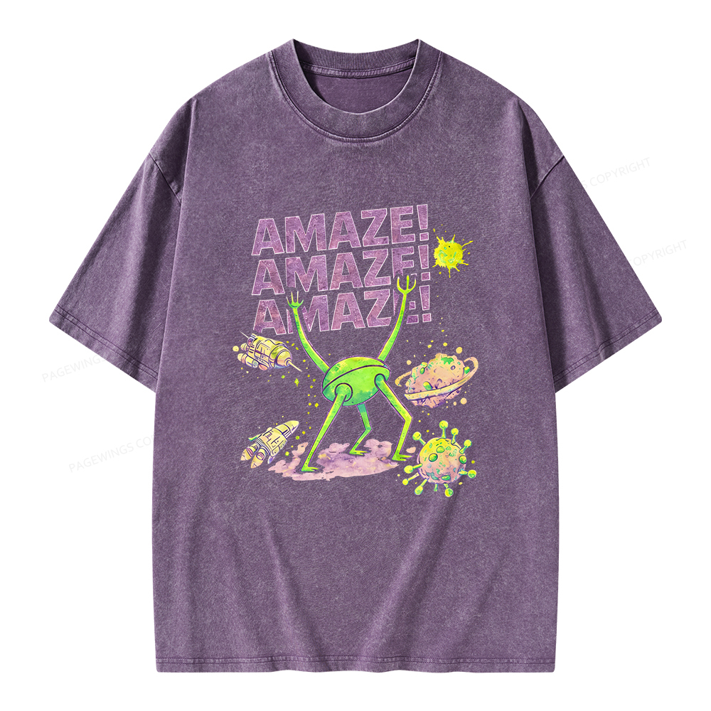 Pagewings Amaze Unisex Washed T-shirt