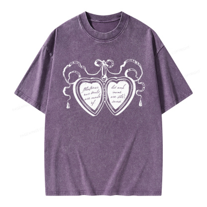 Pagewings Whatever Our Souls Are Made Of Unisex Washed T-shirt