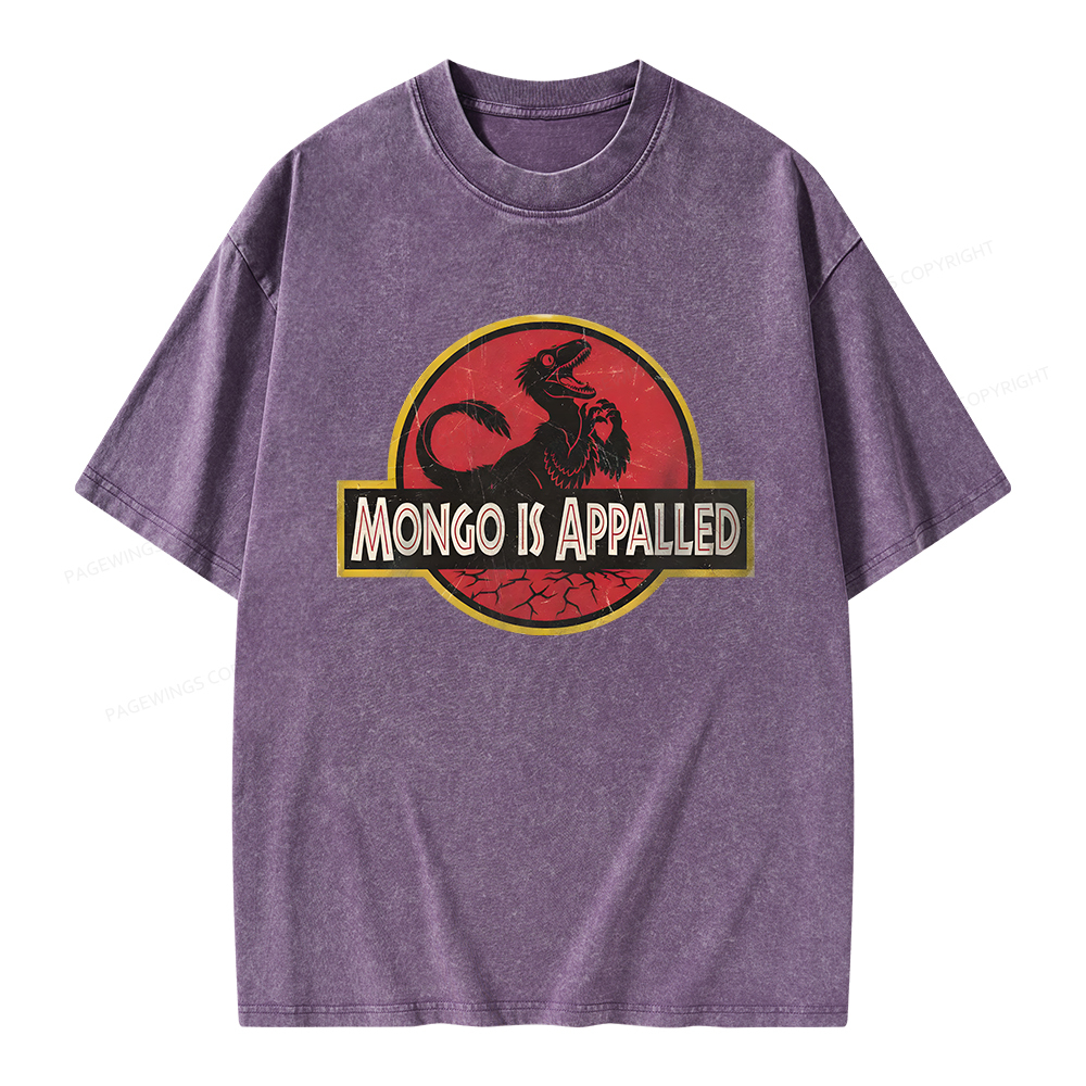 Pagewings Mongo Is Appalled Unisex Washed T-shirt