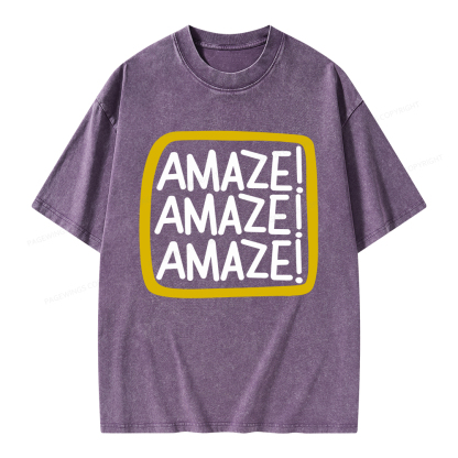 Pagewings Amaze Unisex Washed T-shirt