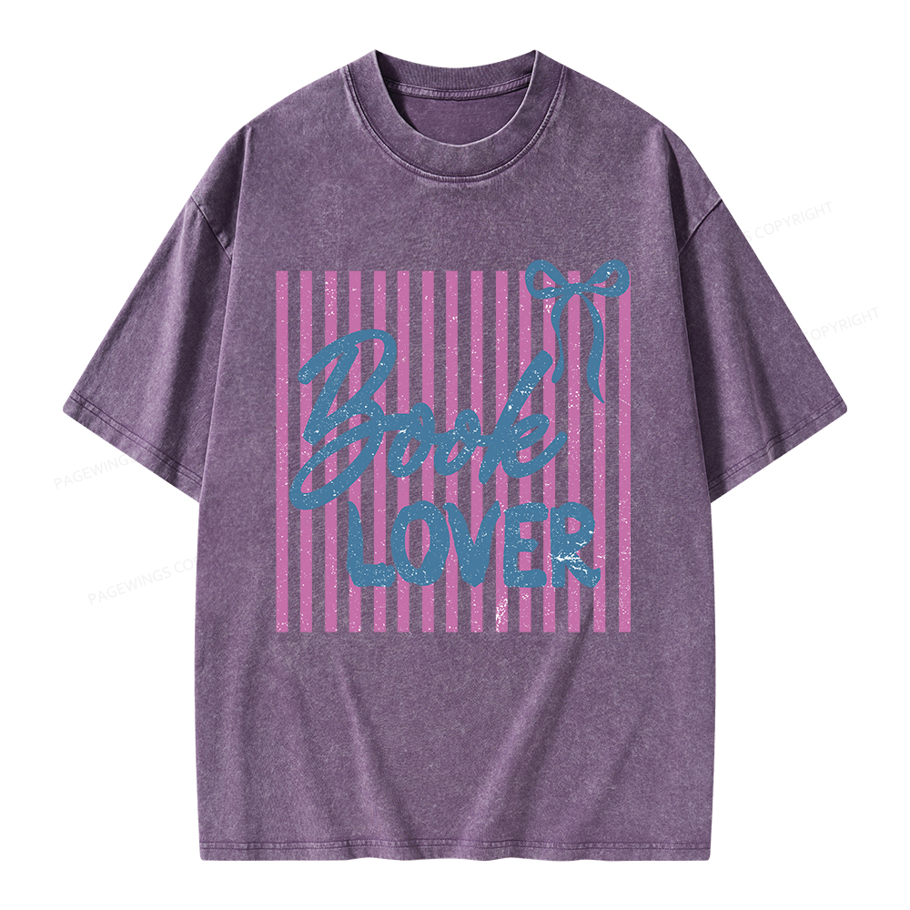 Pagewings Book Lover Unisex Washed T-shirt