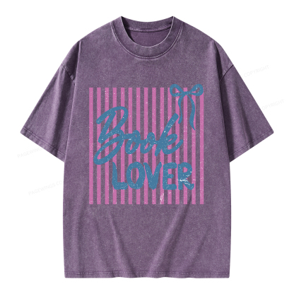 Pagewings Book Lover Unisex Washed T-shirt