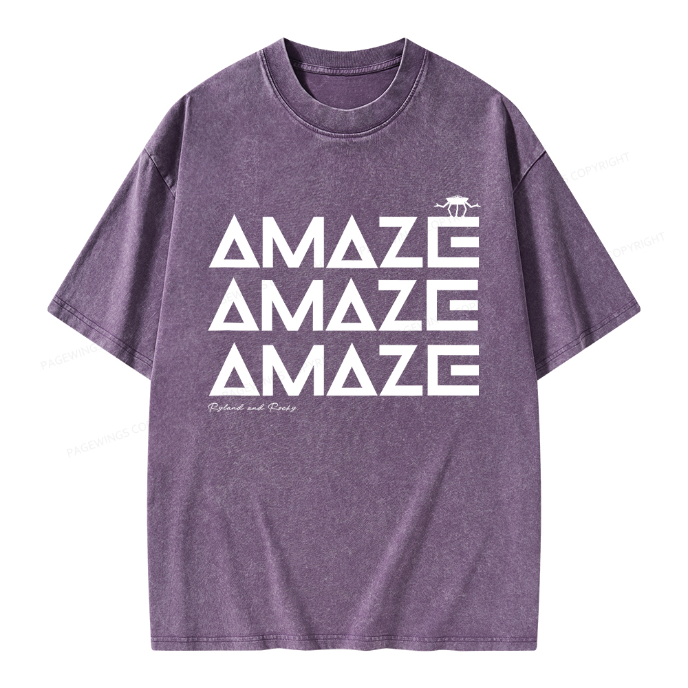 Pagewings Amaze Unisex Washed T-shirt