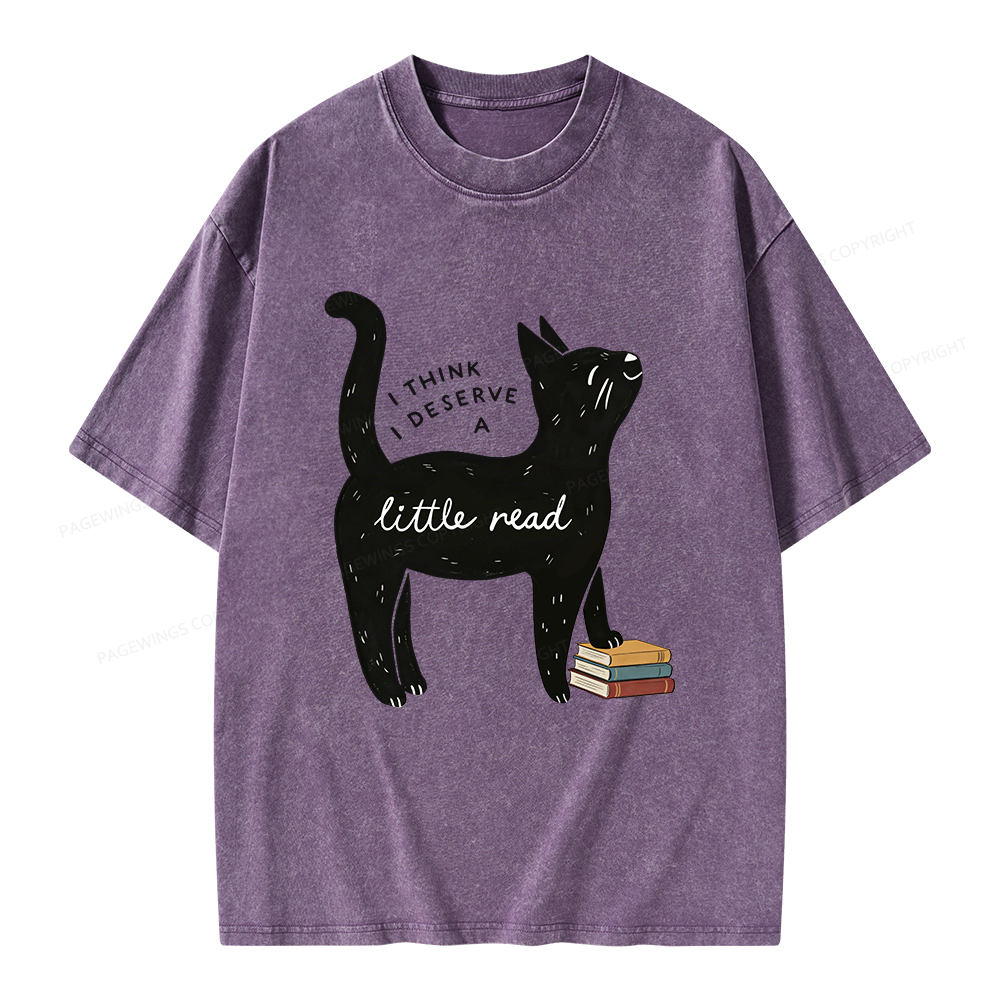 Pagewings Little Read Unisex Washed T-shirt