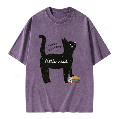 Pagewings Little Read Unisex Washed T-shirt