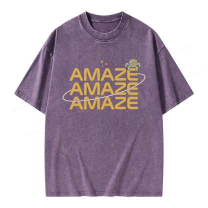 Pagewings Amaze Unisex Washed T-shirt