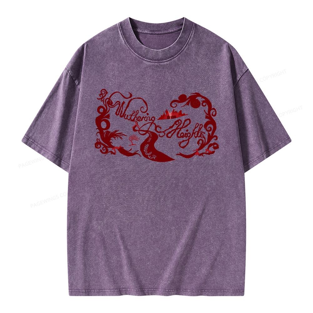 Pagewings Drive Me Mad Unisex Washed T-shirt