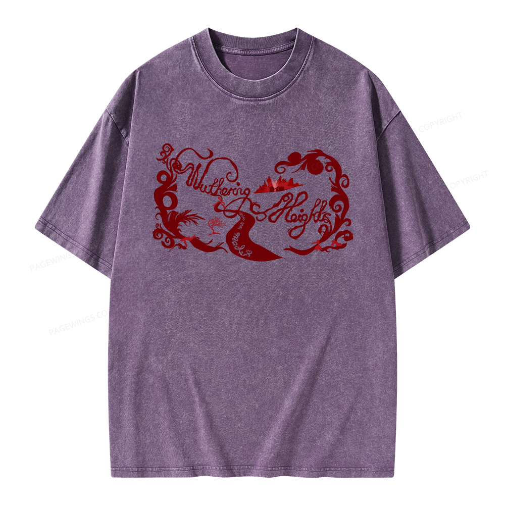 Pagewings Drive Me Mad Unisex Washed T-shirt