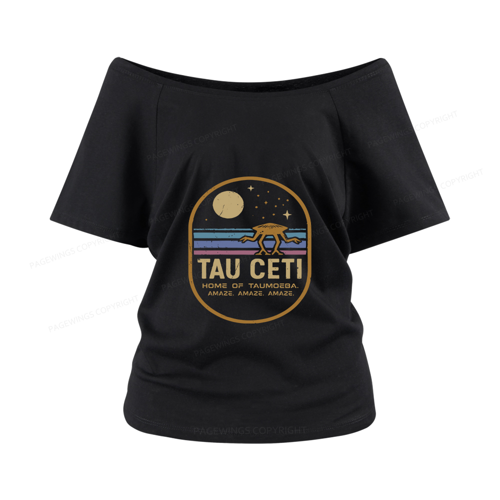 Pagewings Amaze Women Off Shoulder T-shirts