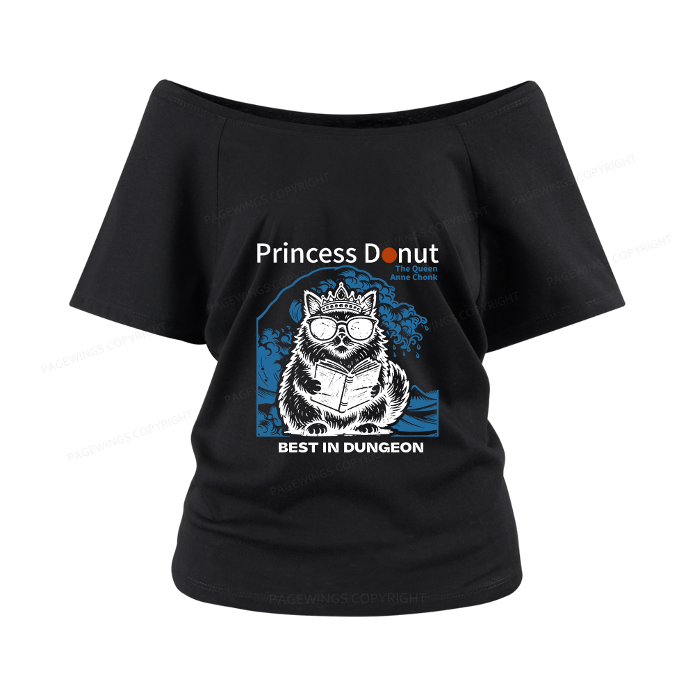 Pagewings Princess Donut Women Off Shoulder T-shirts