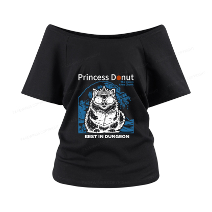 Pagewings Princess Donut Women Off Shoulder T-shirts