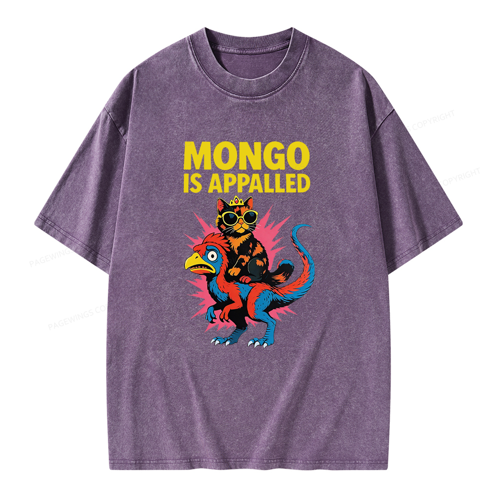 Pagewings Mongo Is Appalled Unisex Washed T-shirt
