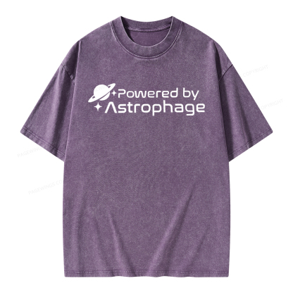 Pagewings Powered By Astrophag Unisex Washed T-shirt