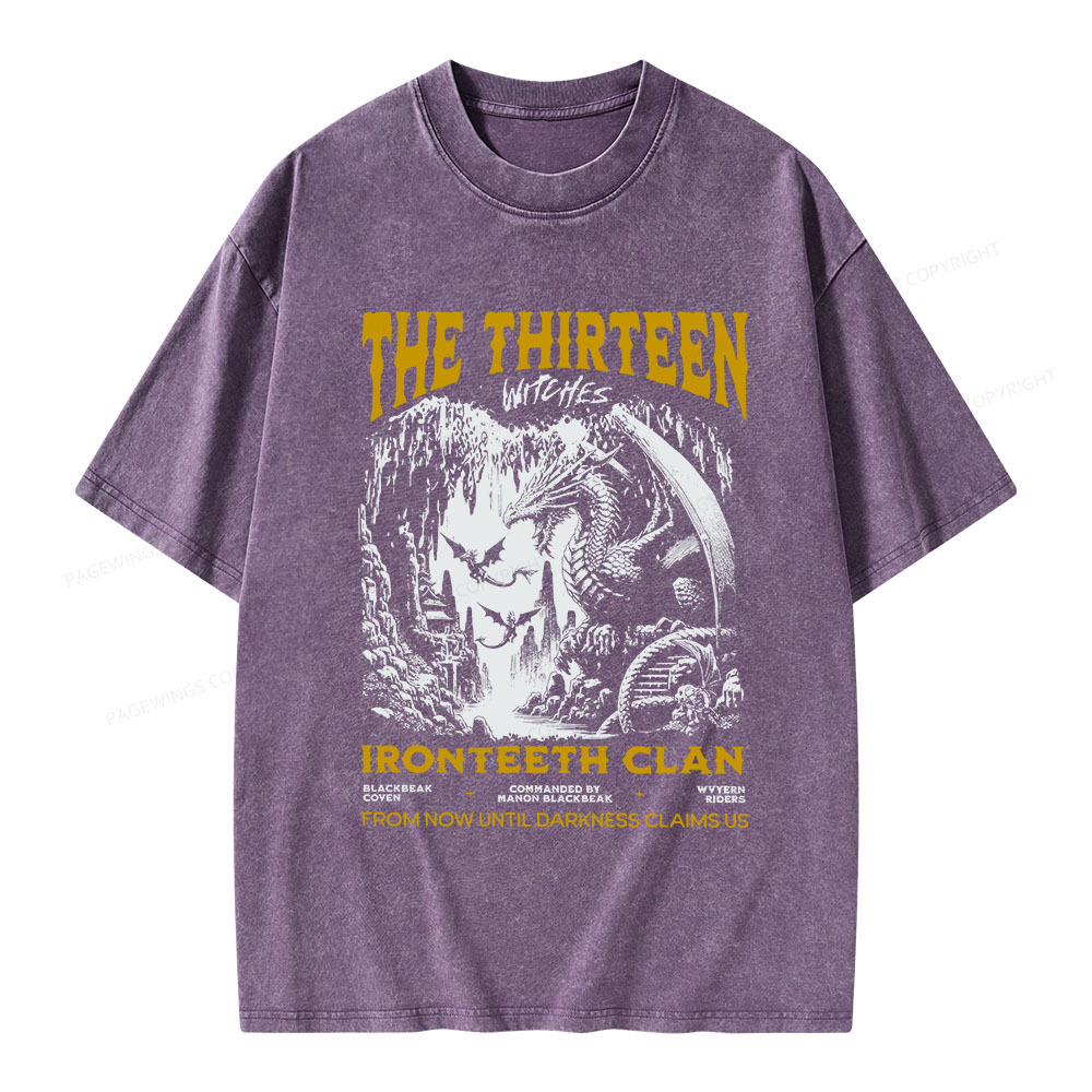 Pagewings The Thirteen Unisex Washed T-shirt