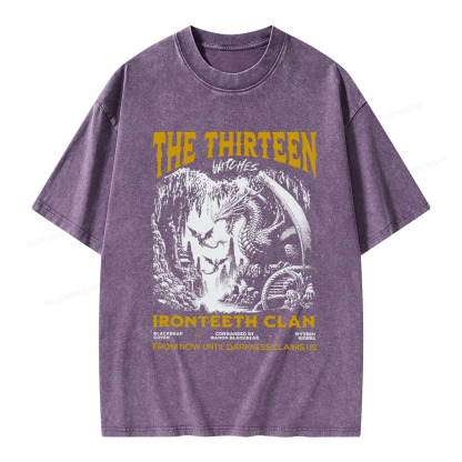 Pagewings The Thirteen Unisex Washed T-shirt