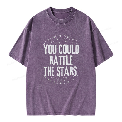 Pagewings You Could Rattle the Stars Unisex Washed T-shirt