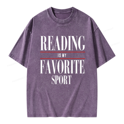 Pagewings Vintage Reading Sweatshirt, Booklover gift  Unisex Washed T-shirt