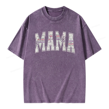 Pagewings A Reading Log About MAMA Unisex Washed T-shirt