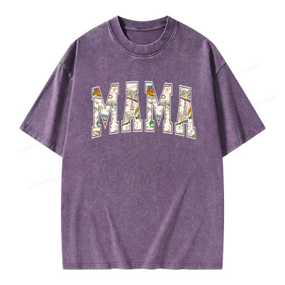 Pagewings About MAMA's Books Unisex Washed T-shirt