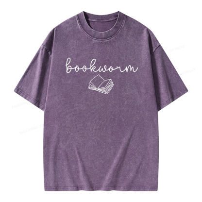 Pagewings Bookworm Unisex Washed T-shirt