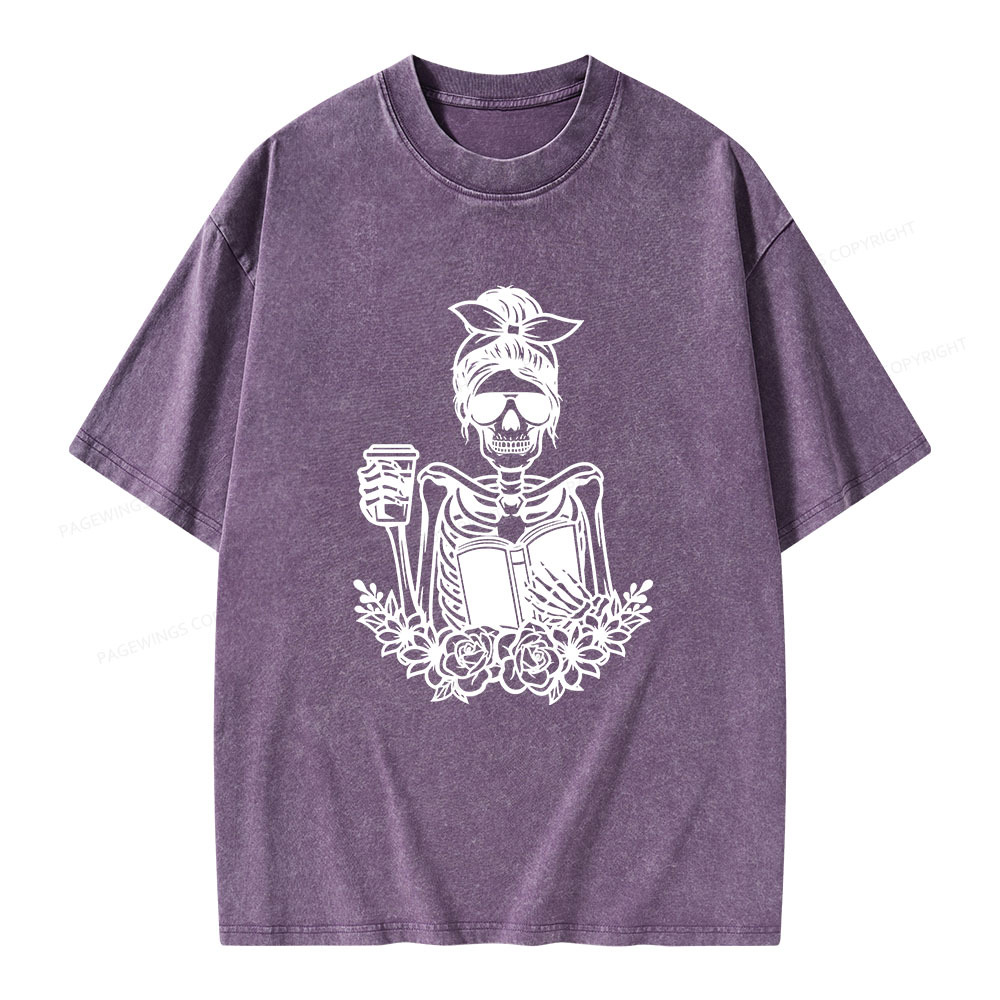 Pagewings Book Lover Unisex Washed T-shirt