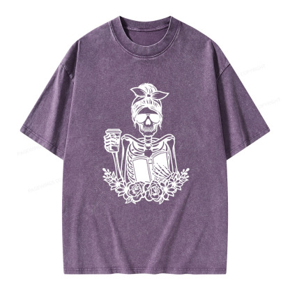 Pagewings Book Lover Unisex Washed T-shirt