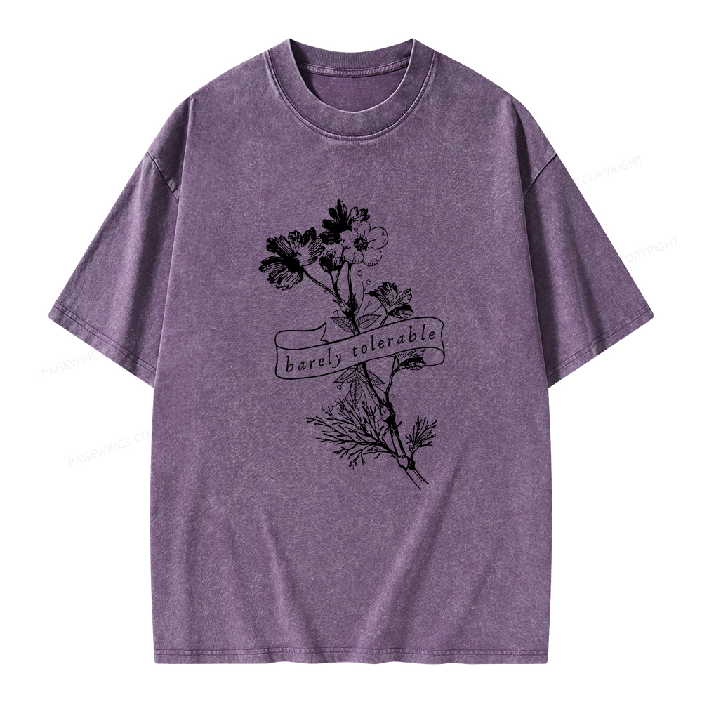 Pagewings Pride And Prejudice Jane Austen Unisex Washed T-shirt