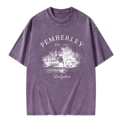 Pagewings Pride and Prejudice Unisex Washed T-shirt