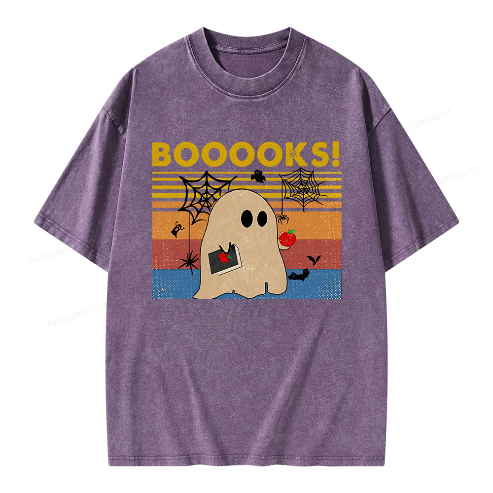Pagewings Booooks Unisex Washed T-shirt