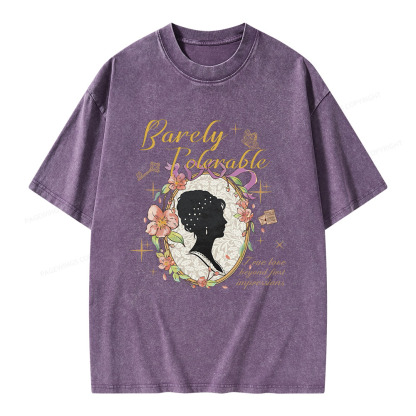 Pagewings True Love Beyond First Impressions Unisex Washed T-shirt