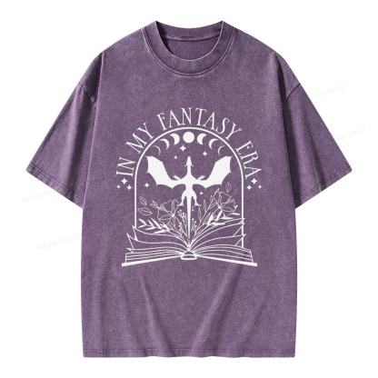 Pagewings In My Fantasy Era Unisex Washed T-shirt
