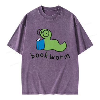 Pagewings Bookworm Unisex Washed T-shirt