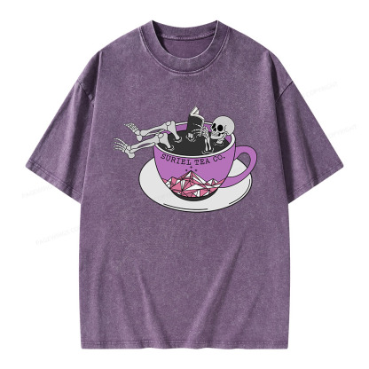 Pagewings Suriel Tea Co Unisex Washed T-shirt