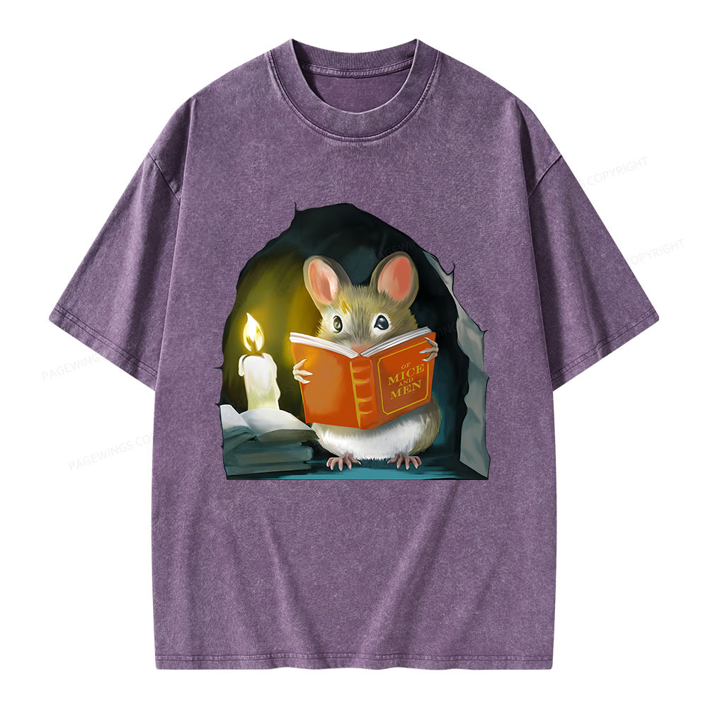 Pagewings Of Mice And Men Unisex Washed T-shirt