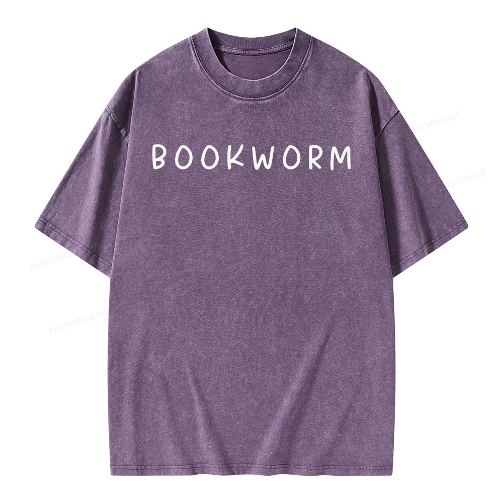 Pagewings Bookworm Unisex Washed T-shirt