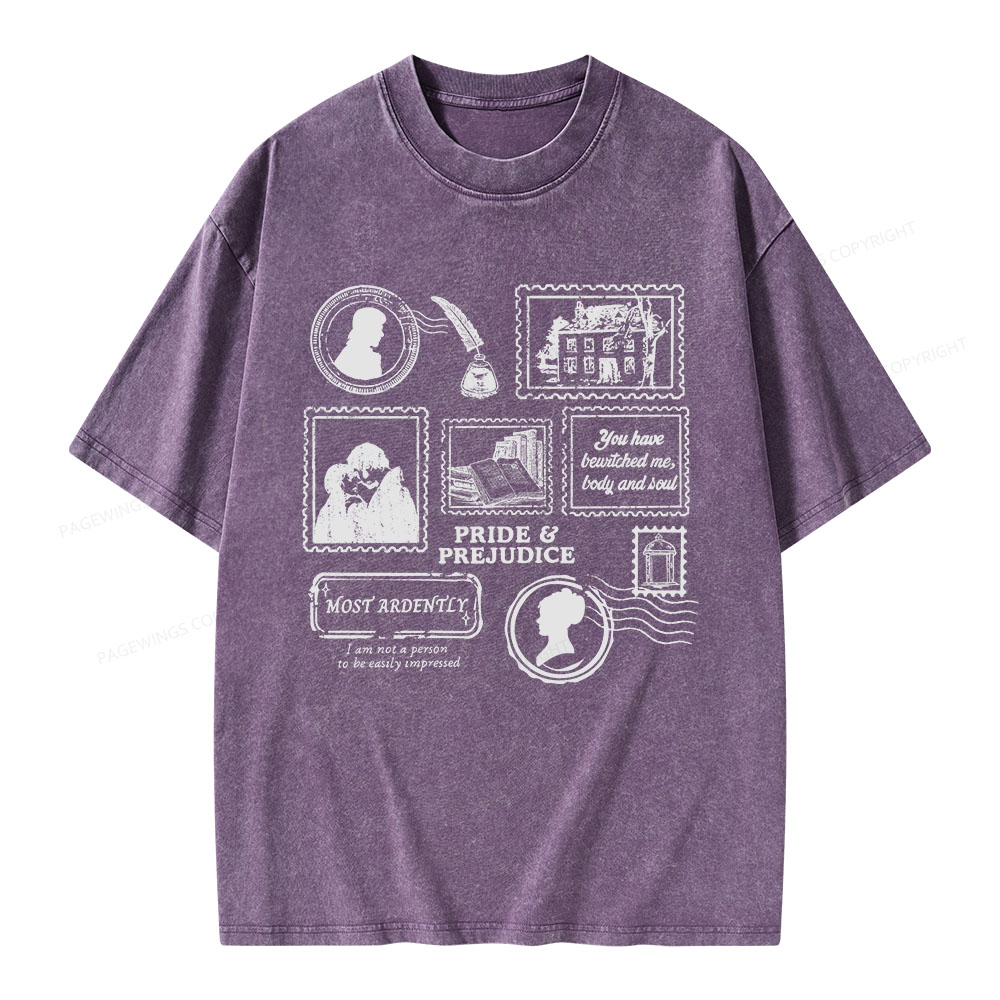 Pagewings You Have Bewitched Me Body And Soul Unisex Washed T-shirt