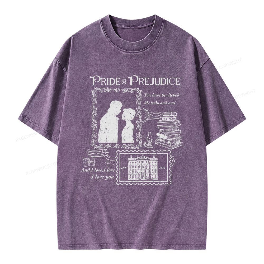 Pagewings And I Love I Love I Love you Unisex Washed T-shirt