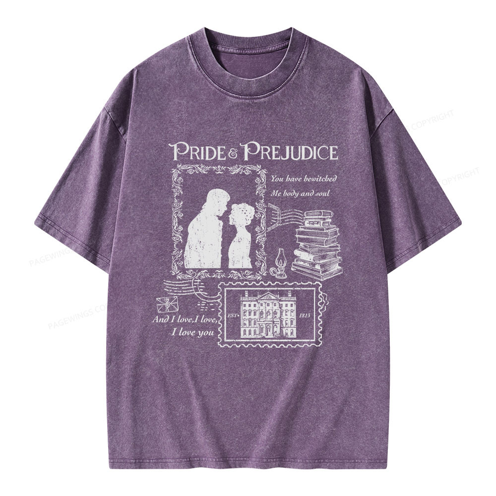 Pagewings And I Love I Love I Love you Unisex Washed T-shirt