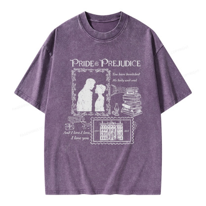 Pagewings And I Love I Love I Love you Unisex Washed T-shirt