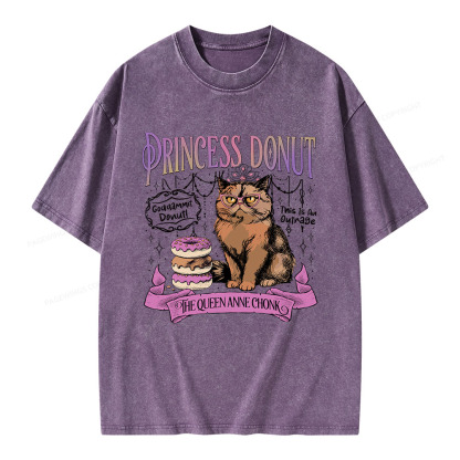 Pagewings Princess Donut Unisex Washed T-shirt