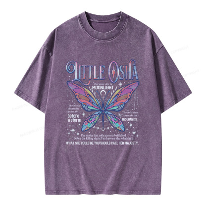 Pagewings Little Osha Butterfly Unisex Washed T-shirt