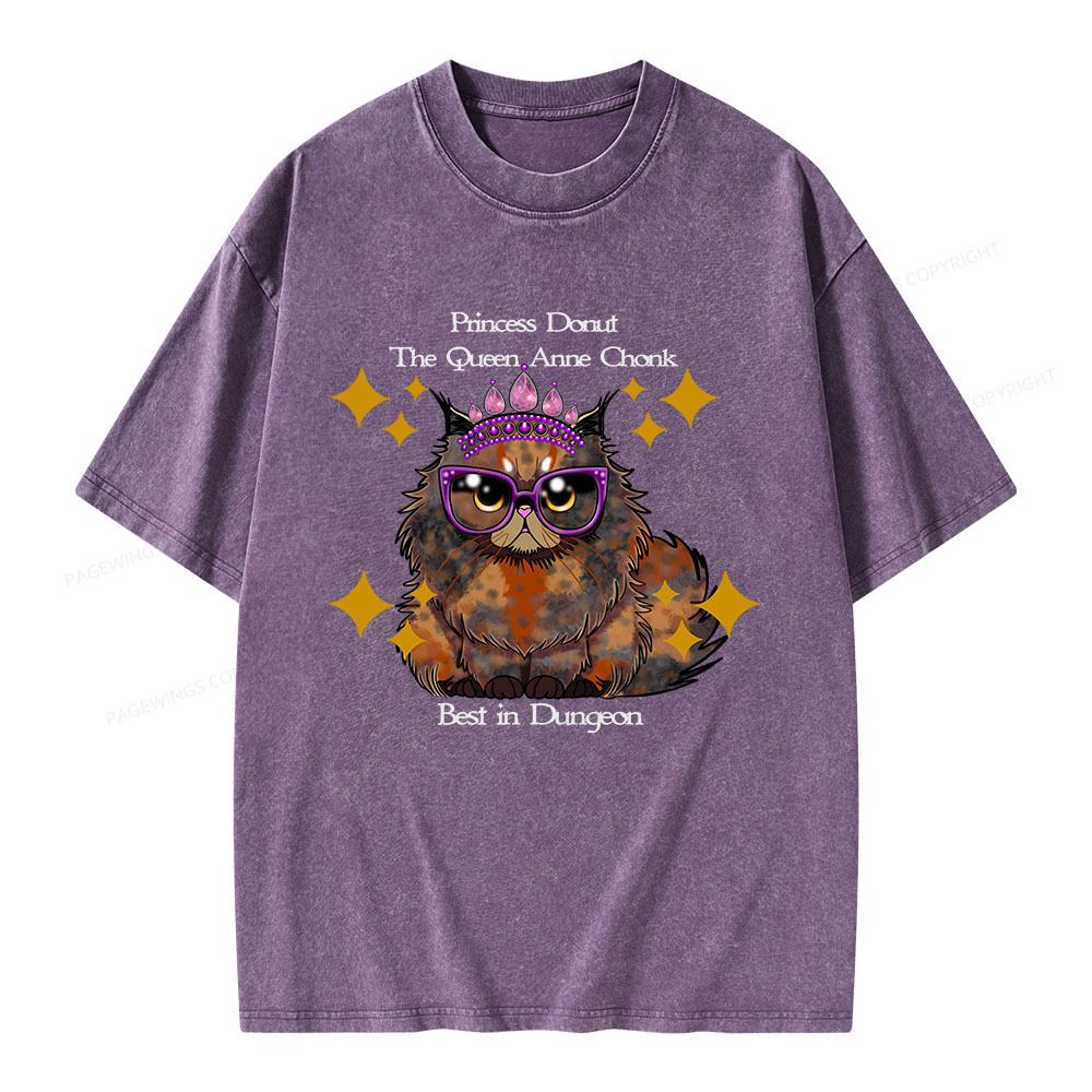 Pagewings Princess Donut Unisex Washed T-shirt