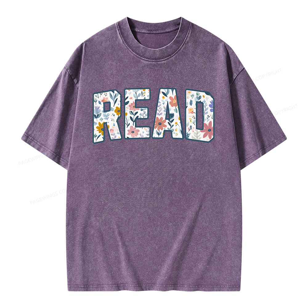 Pagewings Read Unisex Washed T-shirt