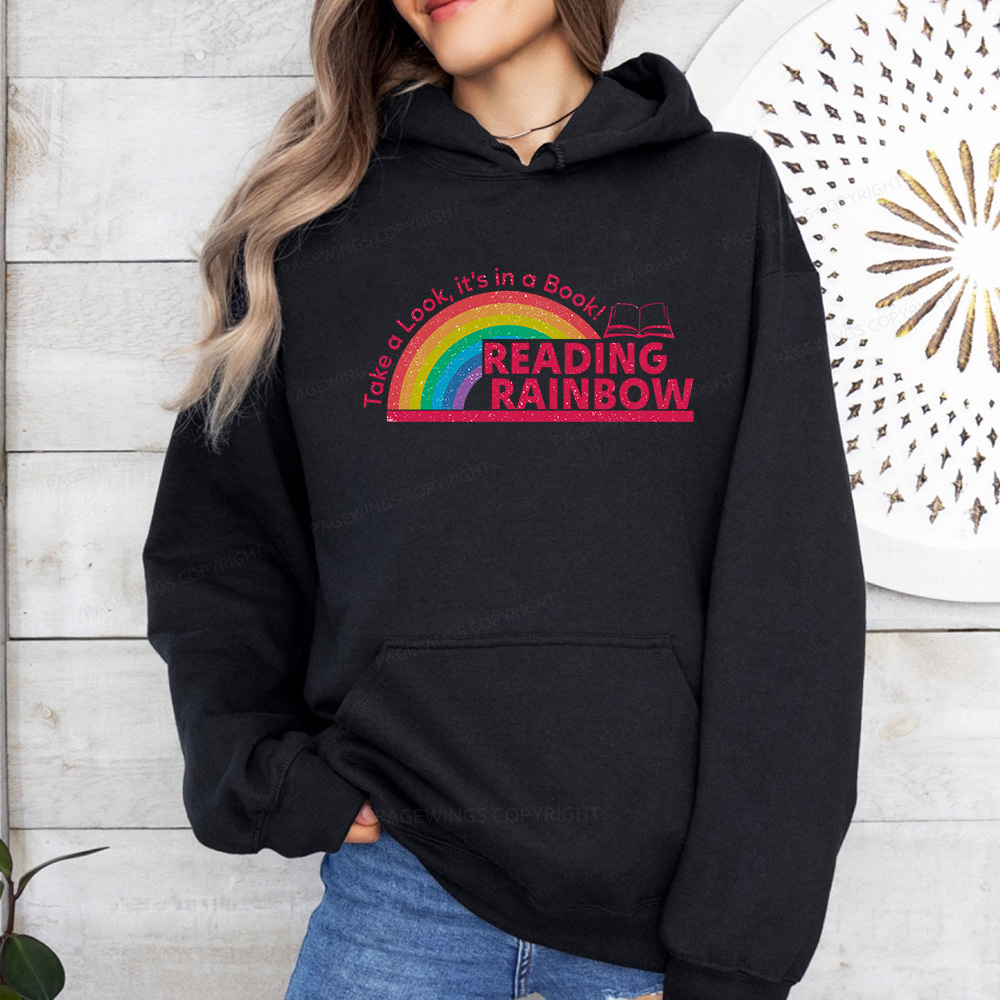 Pagewings Reading Rainbow Unisex Classic Hoodie