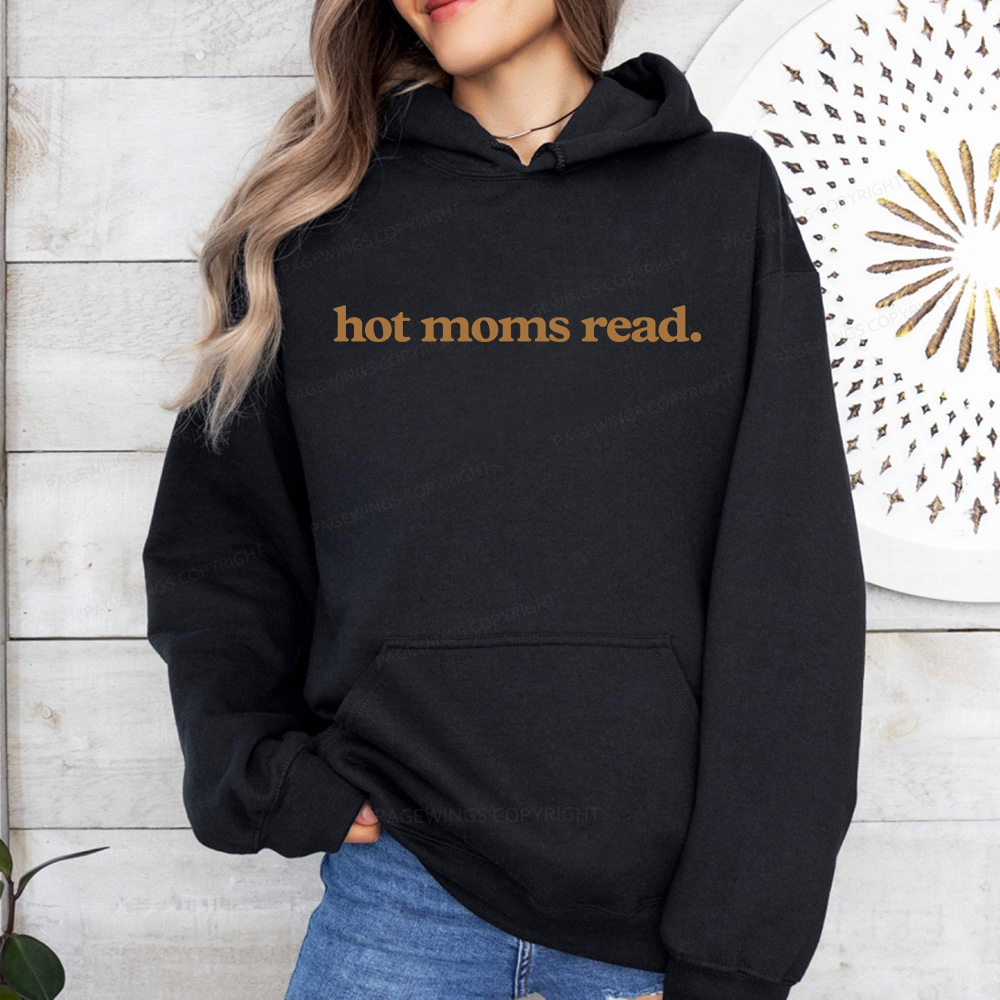Pagewings Hot Moms Read Unisex Classic Hoodie