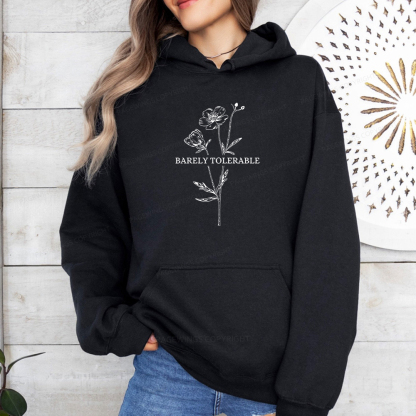 Pagewings Barely Tolerable Unisex Classic Hoodie