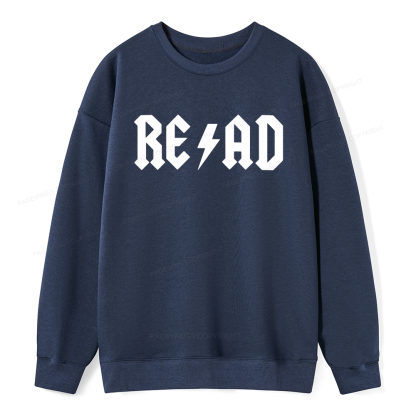 Pagewings Read Back In The Library "rock And Roll Unisex Classic Sweatshirt