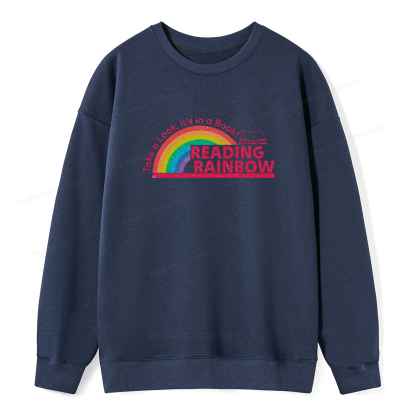 Pagewings Reading Rainbow Unisex Classic Sweatshirt