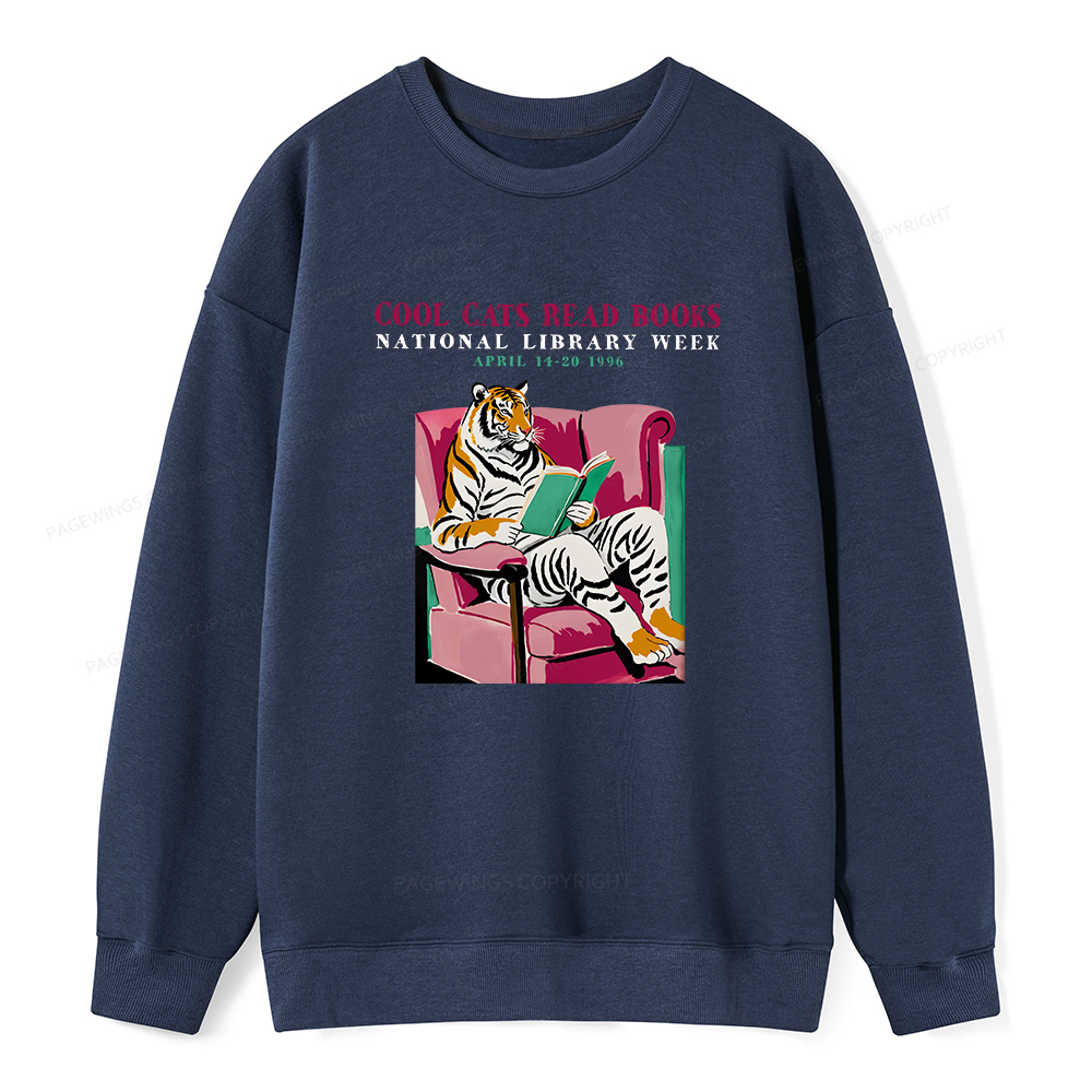 Pagewings Library Week Poster 1996 Unisex Classic Sweatshirt