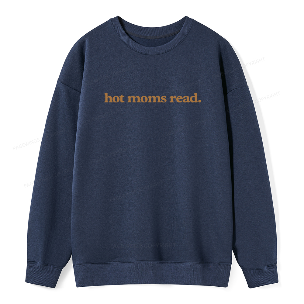 Pagewings Hot Moms Read Unisex Classic Sweatshirt